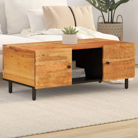 Tavolino 100x54x40 cm in Legno Massello di Acacia | homemem39