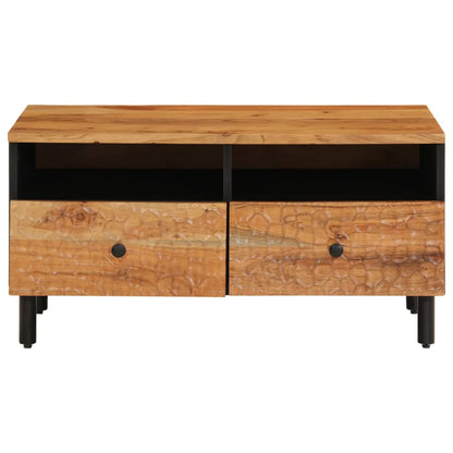 Tavolino da Salotto 80x54x40 cm in Legno Massello di Acacia | homemem39