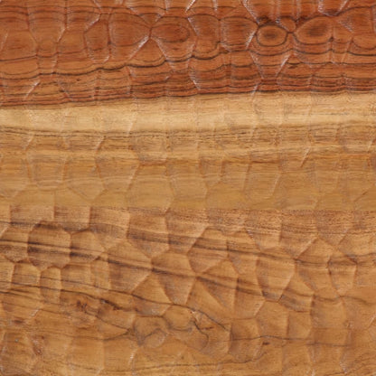 Tavolino da Salotto 80x54x40 cm in Legno Massello di Acacia | homemem39