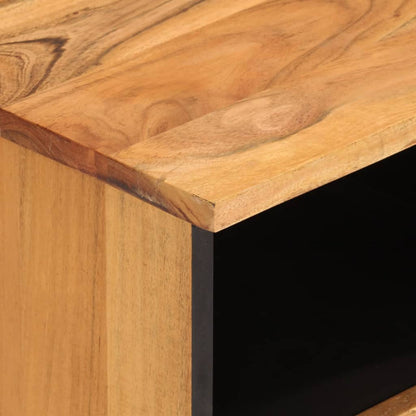 Mobile Porta TV 100x33x46 cm in Legno Massello di Acacia - homemem39