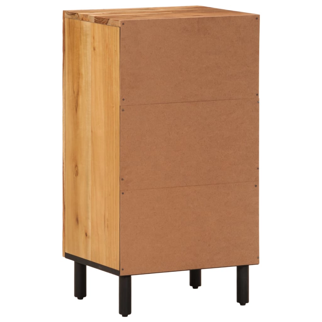 Credenza 40x33x75 cm in Legno Massello di Acacia