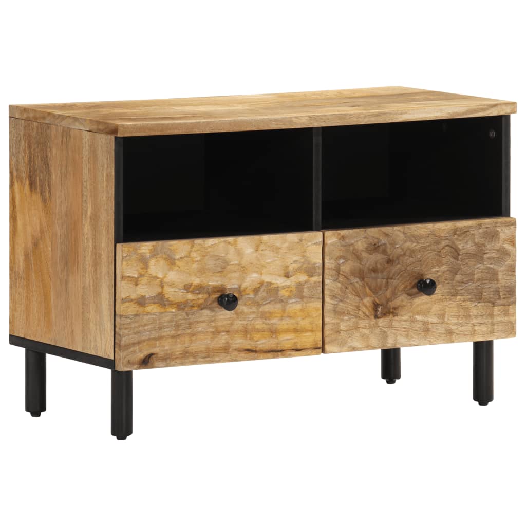 Mobile Porta TV 70x33x46 cm in Legno Massello di Mango - homemem39