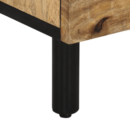 Mobile Porta TV 70x33x46 cm in Legno Massello di Mango - homemem39