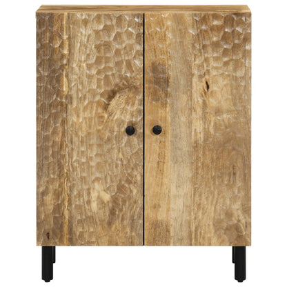 Credenza 60x33x75 cm in Legno Massello di Mango