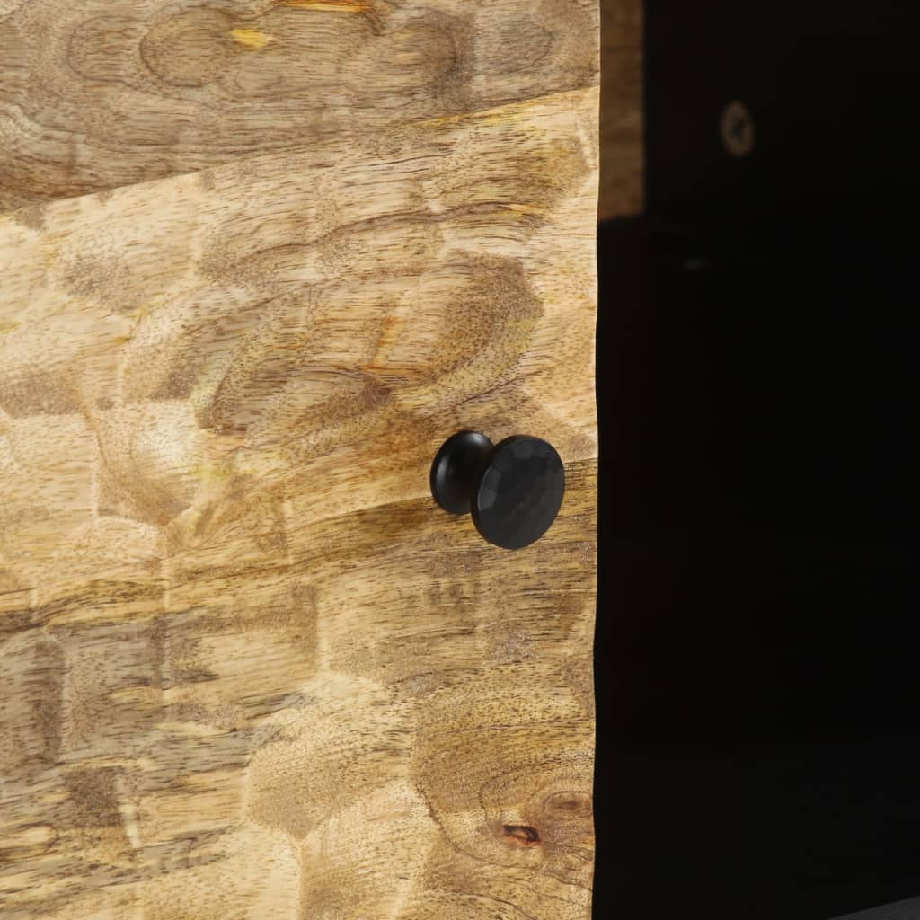 Tavolino da Salotto 80x50x40 cm Legno Massello di Mango | homemem39