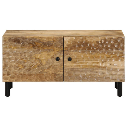 Tavolino da Salotto 80x50x40 cm Legno Massello di Mango | homemem39