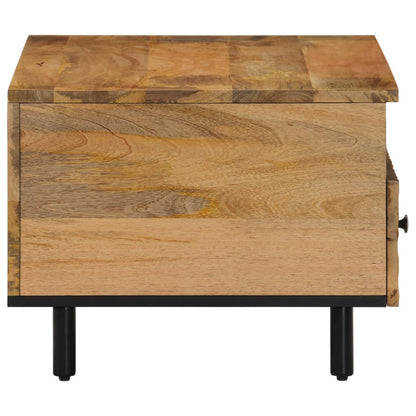 Tavolino da Salotto 80x54x40 cm in Legno Massello di Mango | homemem39