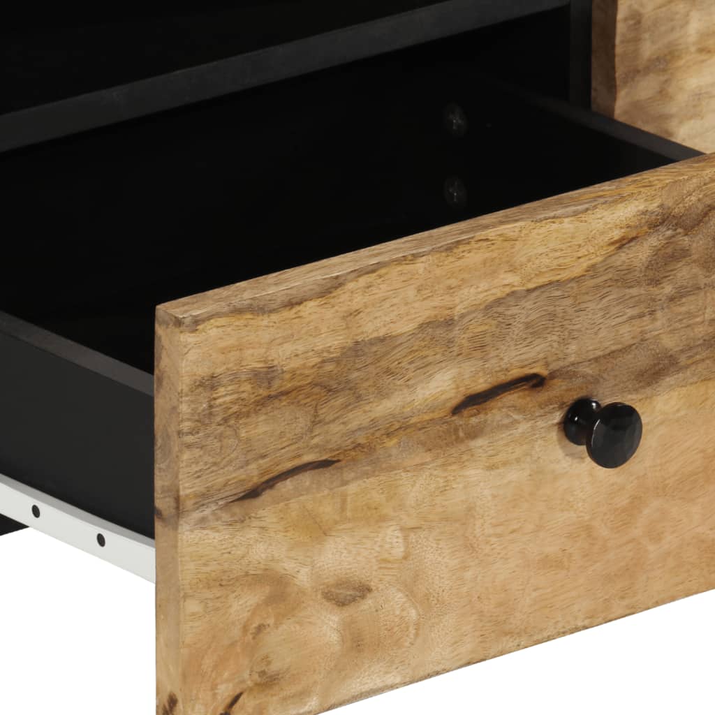 Tavolino da Salotto 80x54x40 cm in Legno Massello di Mango | homemem39