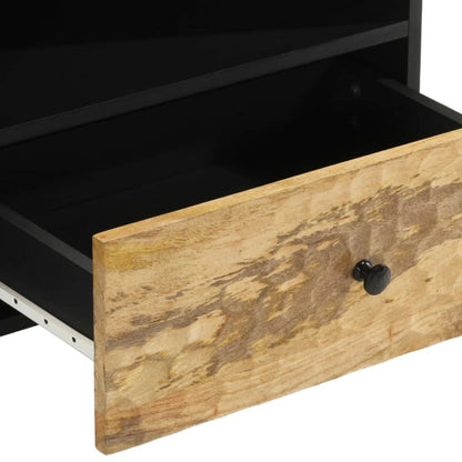 Mobile Porta TV 80x33x46 cm in Legno Massello di Mango - homemem39