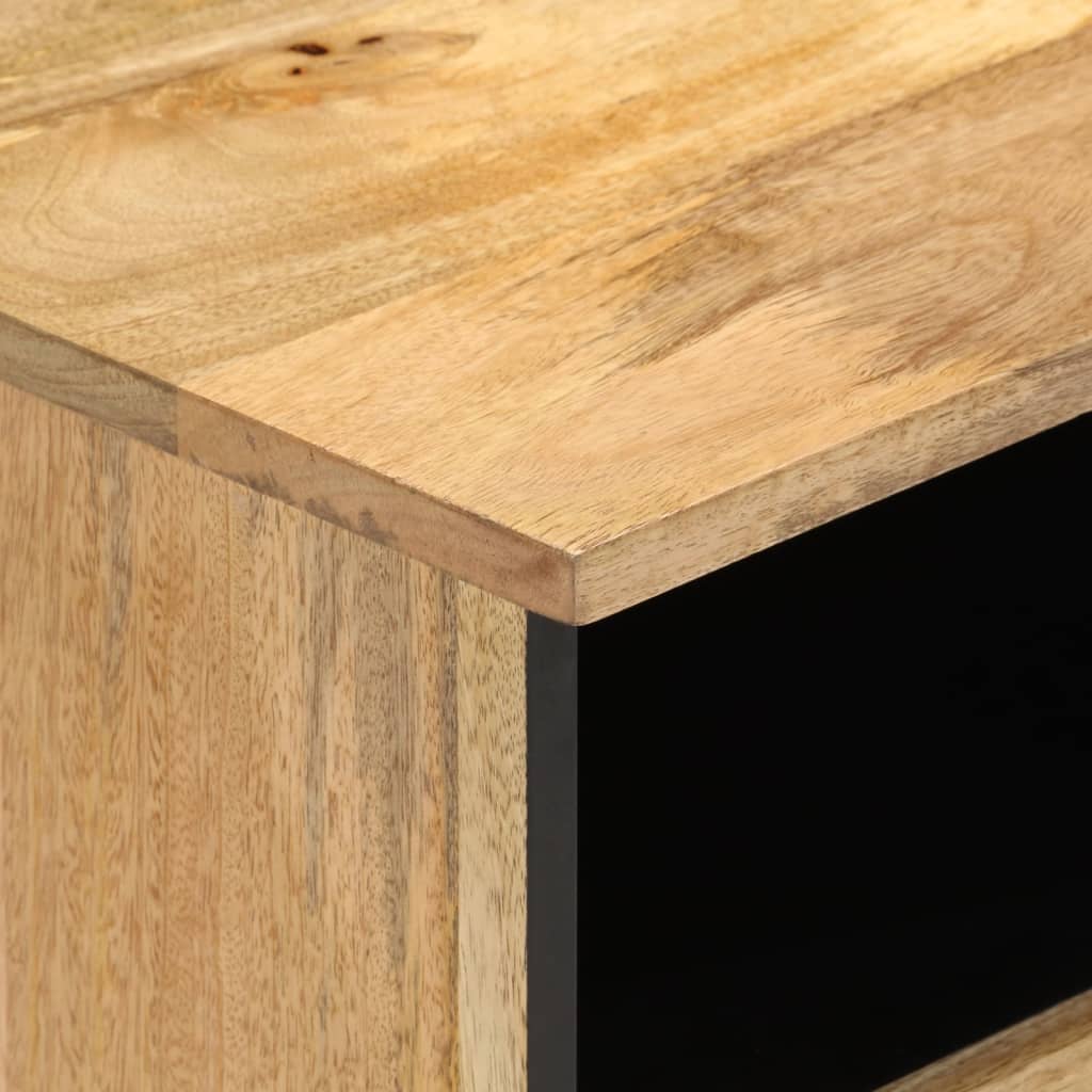 Mobile Porta TV 100x33x46 cm in Legno Massello di Mango - homemem39