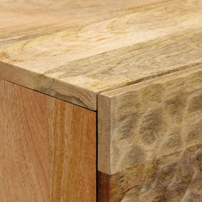 Credenza 40x33x110 cm in Legno Massello di Mango