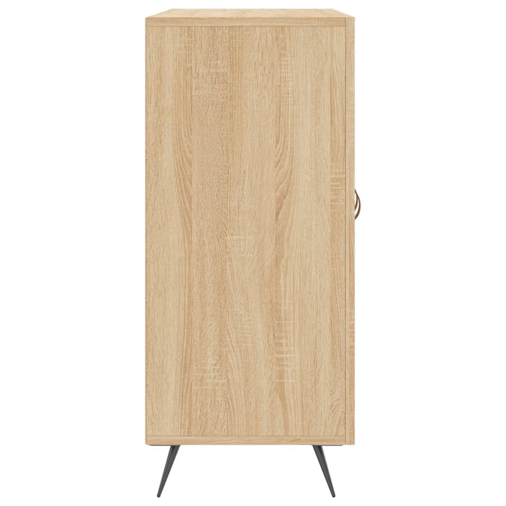 Credenza Rovere Sonoma 90x34x80 cm in Legno Multistrato - homemem39