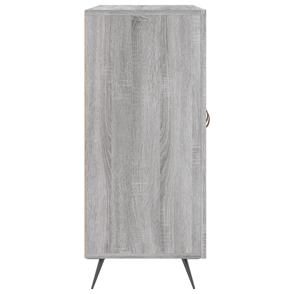 Credenza Grigio Sonoma 90x34x80 cm in Legno Multistrato - homemem39