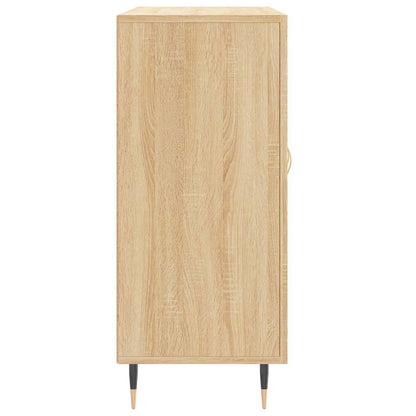 Credenza Rovere Sonoma 90x34x80 cm in Legno Multistrato