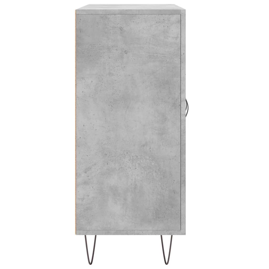 Credenza Grigio Cemento 90x34x80 cm in Legno Multistrato - homemem39
