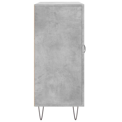 Credenza Grigio Cemento 90x34x80 cm in Legno Multistrato - homemem39
