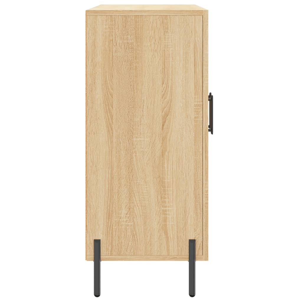 Credenza Rovere Sonoma 90x34x80 cm in Legno Multistrato | homemem39