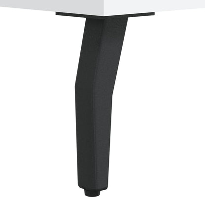 Credenza Bianca 90x34x80 cm in Legno Multistrato - homemem39