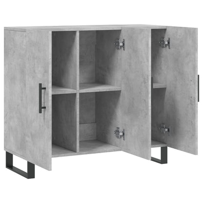 Credenza Grigio Cemento 90x34x80 cm in Legno Multistrato - homemem39