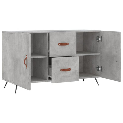 Credenza Grigio Cemento 100x36x60 cm in Legno Multistrato | homemem39