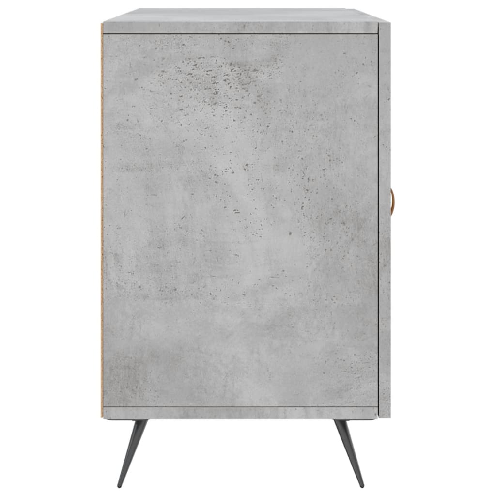 Credenza Grigio Cemento 100x36x60 cm in Legno Multistrato | homemem39