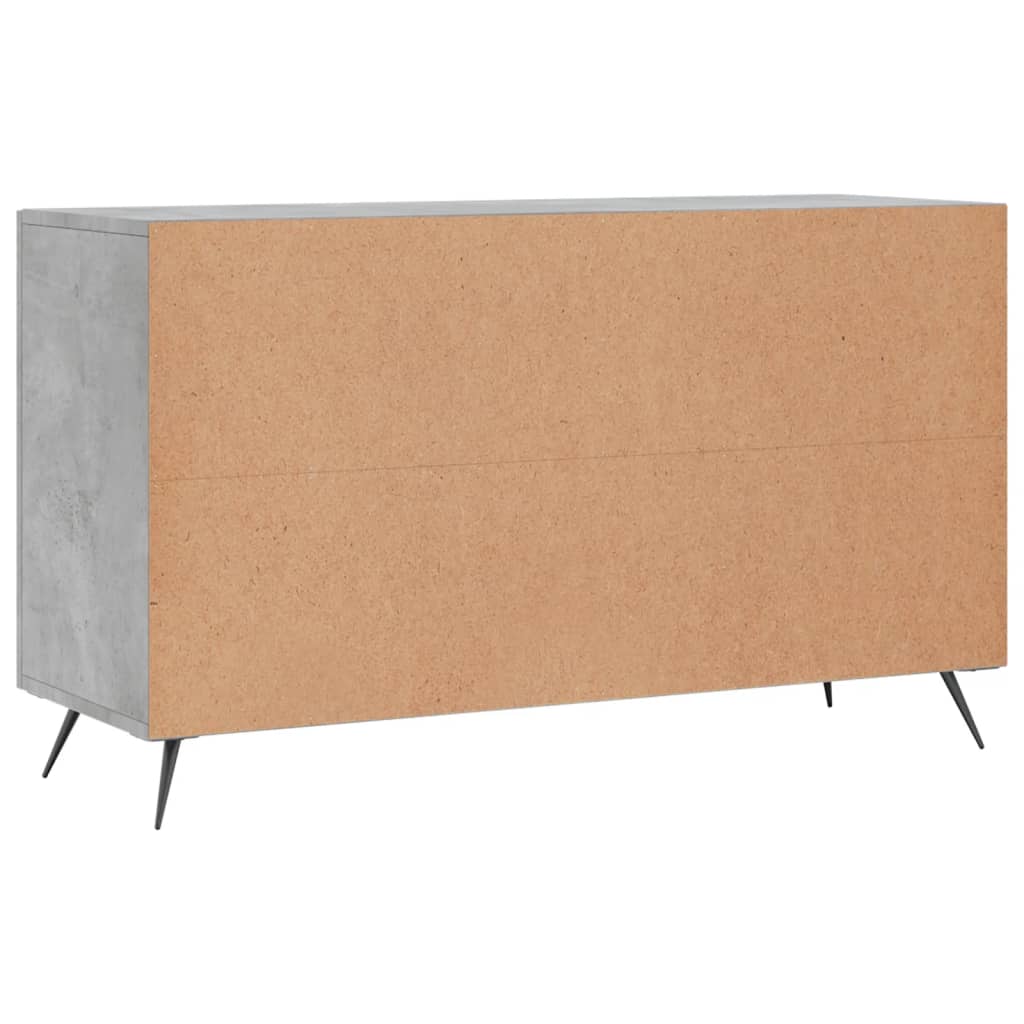 Credenza Grigio Cemento 100x36x60 cm in Legno Multistrato | homemem39