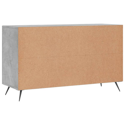 Credenza Grigio Cemento 100x36x60 cm in Legno Multistrato | homemem39