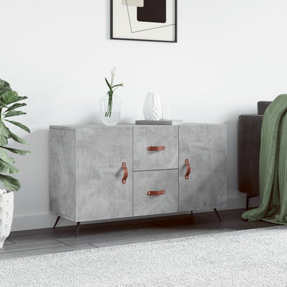 Credenza Grigio Cemento 100x36x60 cm in Legno Multistrato | homemem39