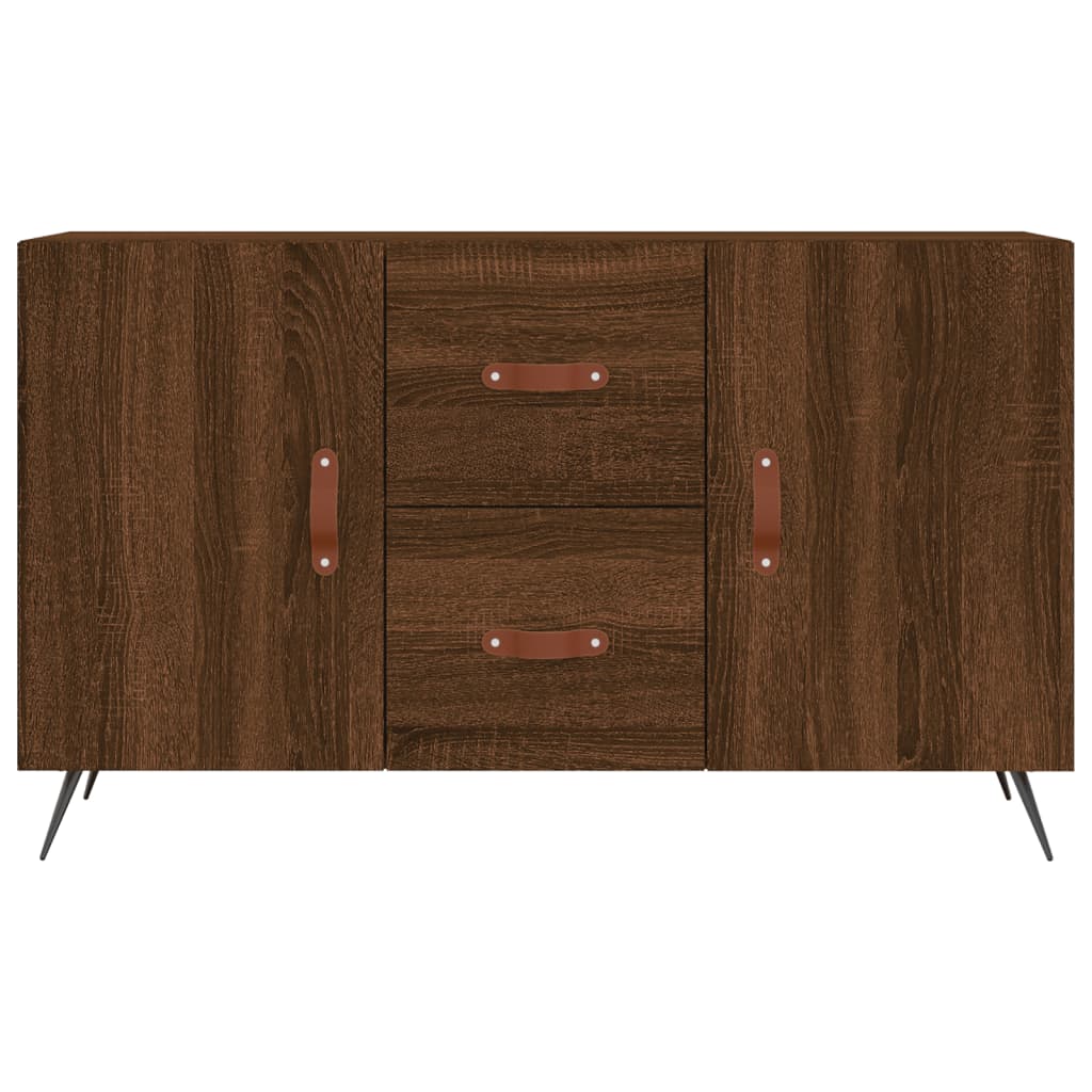Credenza Rovere Marrone 100x36x60 cm in Legno Multistrato - homemem39