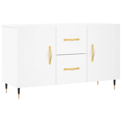 Credenza Bianca 100x36x60 cm in Legno Multistrato | homemem39