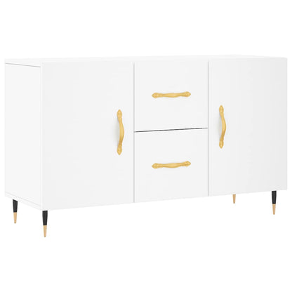 Credenza Bianca 100x36x60 cm in Legno Multistrato