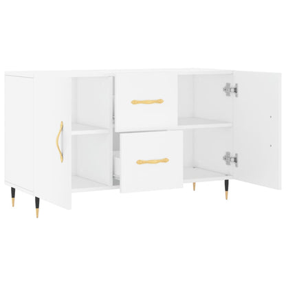 Credenza Bianca 100x36x60 cm in Legno Multistrato | homemem39