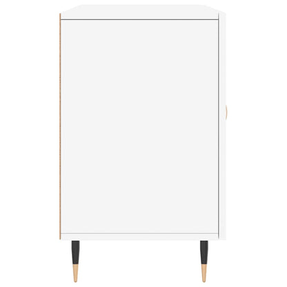 Credenza Bianca 100x36x60 cm in Legno Multistrato