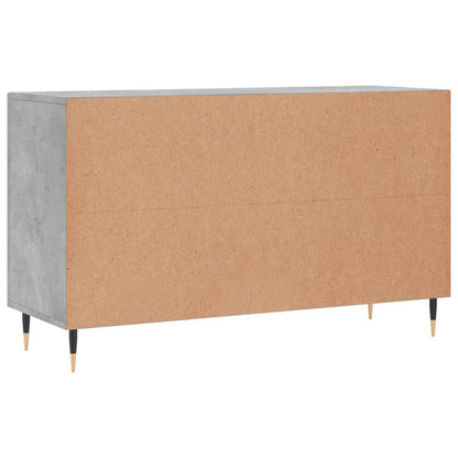 Credenza Grigio Cemento 100x36x60 cm in Legno Multistrato