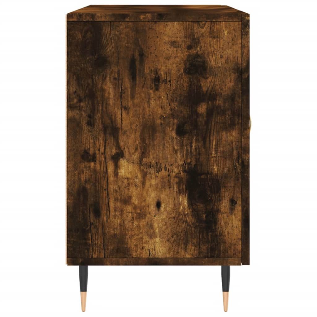 Credenza Rovere Fumo 100x36x60 cm in Legno Multistrato - homemem39