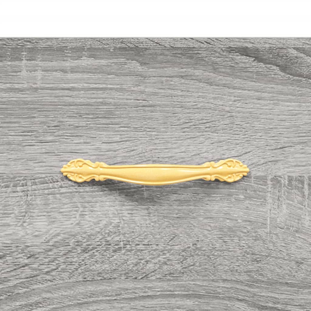 Credenza Grigio Sonoma 100x36x60 cm in Legno Multistrato