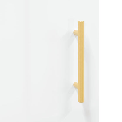 Credenza Bianco Lucido 100x36x60 cm in Legno Multistrato | homemem39
