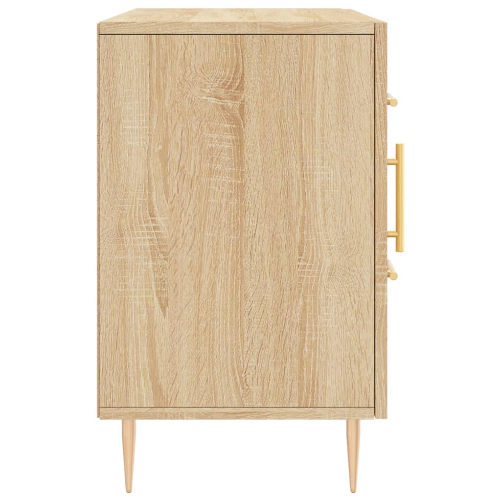 Credenza Rovere Sonoma 100x36x60 cm in Legno Multistrato