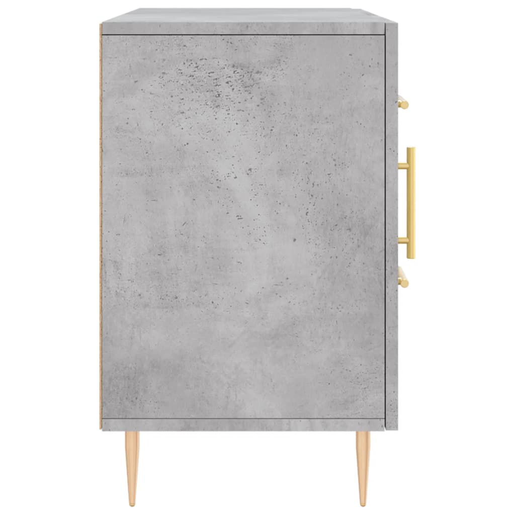 Credenza Grigio Cemento 100x36x60 cm in Legno Multistrato | homemem39