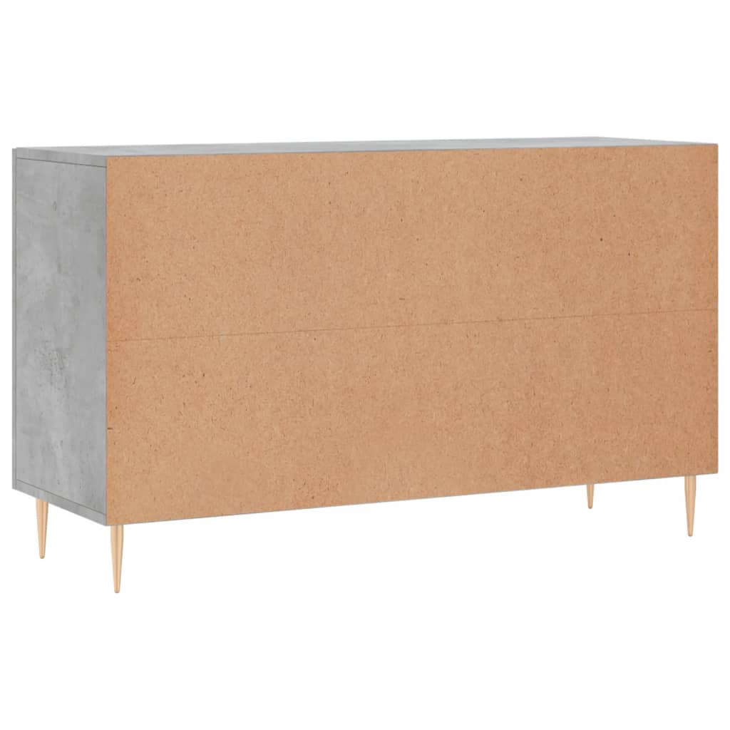 Credenza Grigio Cemento 100x36x60 cm in Legno Multistrato - homemem39