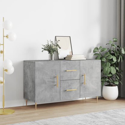 Credenza Grigio Cemento 100x36x60 cm in Legno Multistrato | homemem39