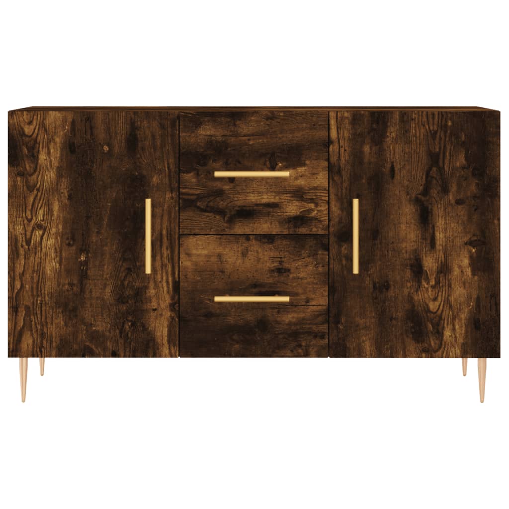 Credenza Rovere Fumo 100x36x60 cm in Legno Multistrato | homemem39