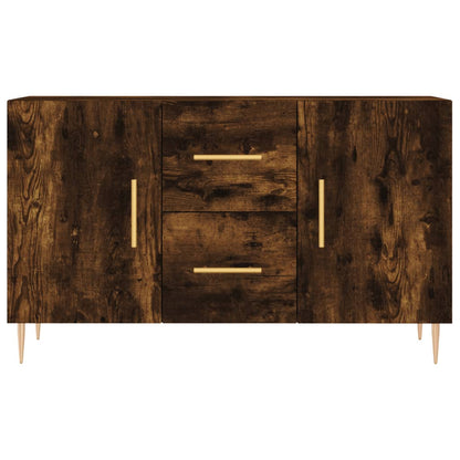 Credenza Rovere Fumo 100x36x60 cm in Legno Multistrato | homemem39