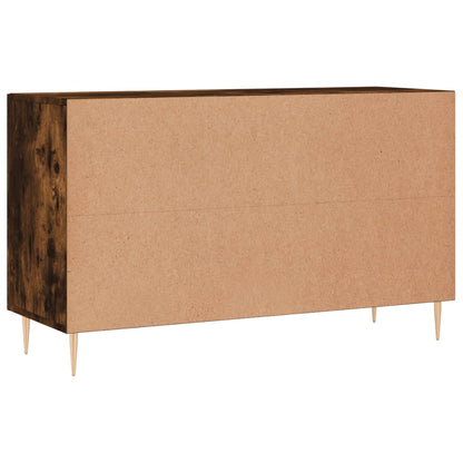 Credenza Rovere Fumo 100x36x60 cm in Legno Multistrato | homemem39
