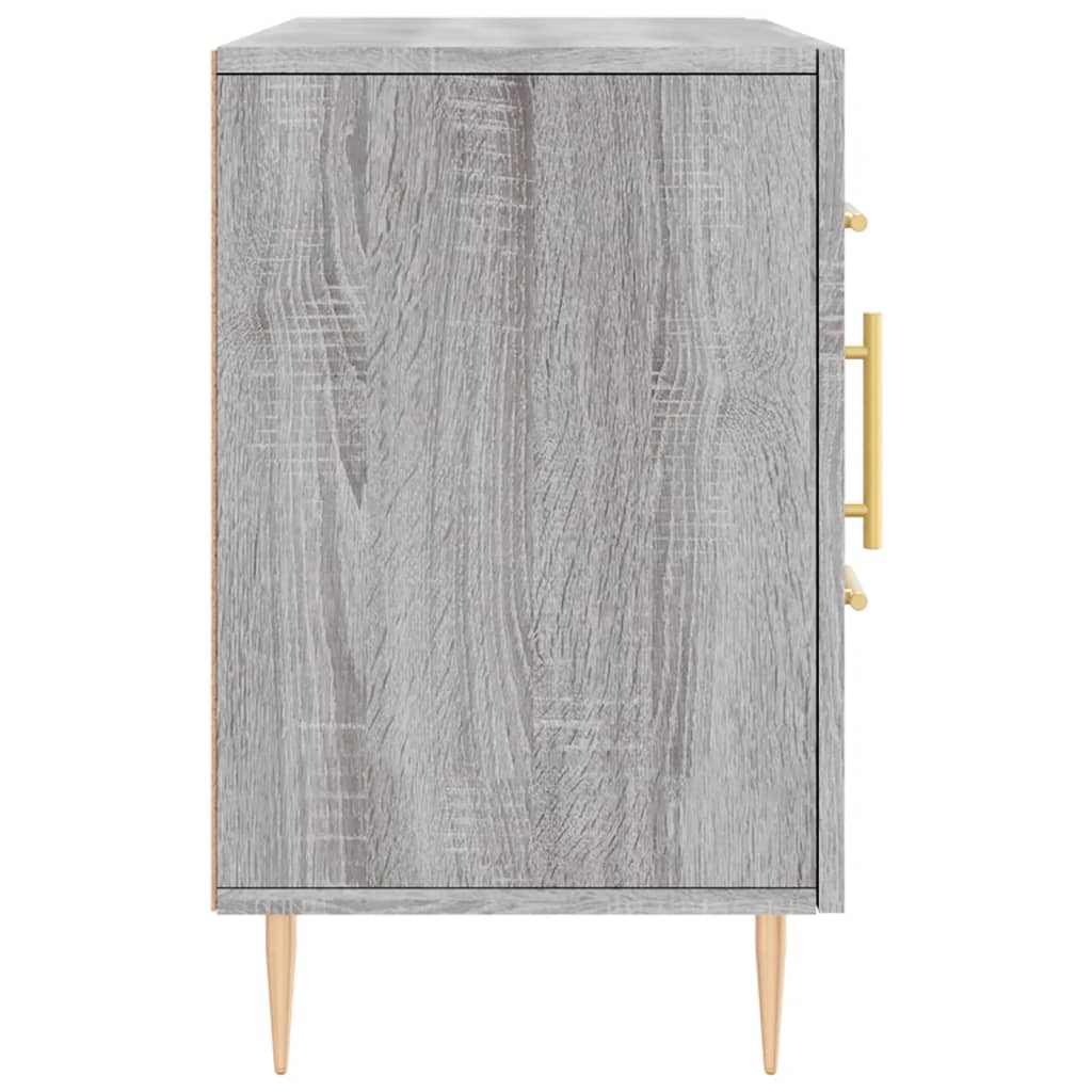 Credenza Grigio Sonoma 100x36x60 cm in Legno Multistrato