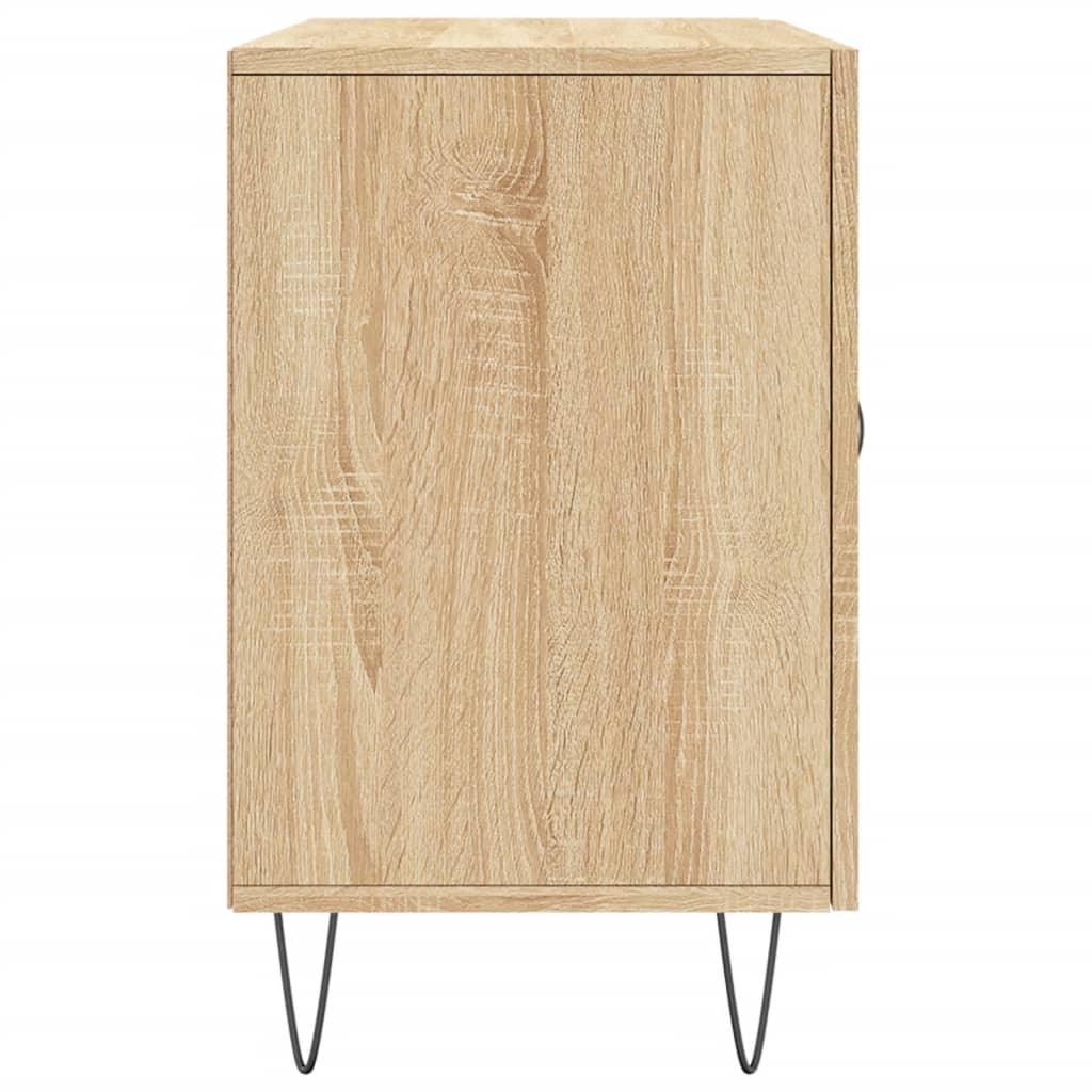 Credenza Rovere Sonoma 100x36x60 cm in Legno Multistrato