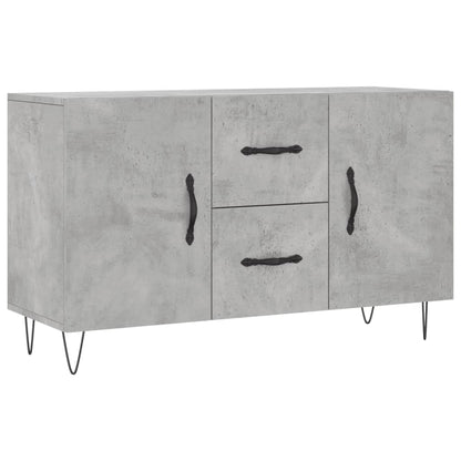 Credenza Grigio Cemento 100x36x60 cm in Legno Multistrato