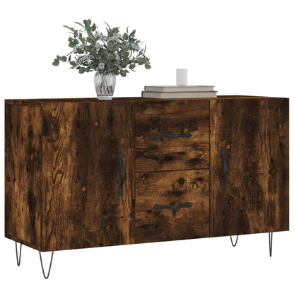 Credenza Rovere Fumo 100x36x60 cm in Legno Multistrato - homemem39