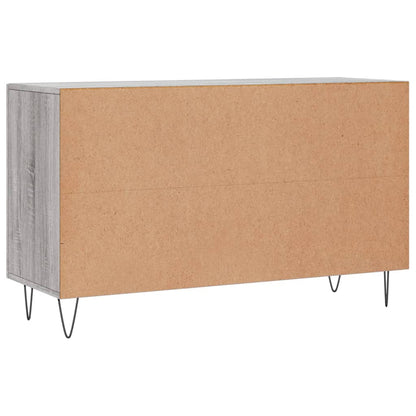 Credenza Grigio Sonoma 100x36x60 cm in Legno Multistrato