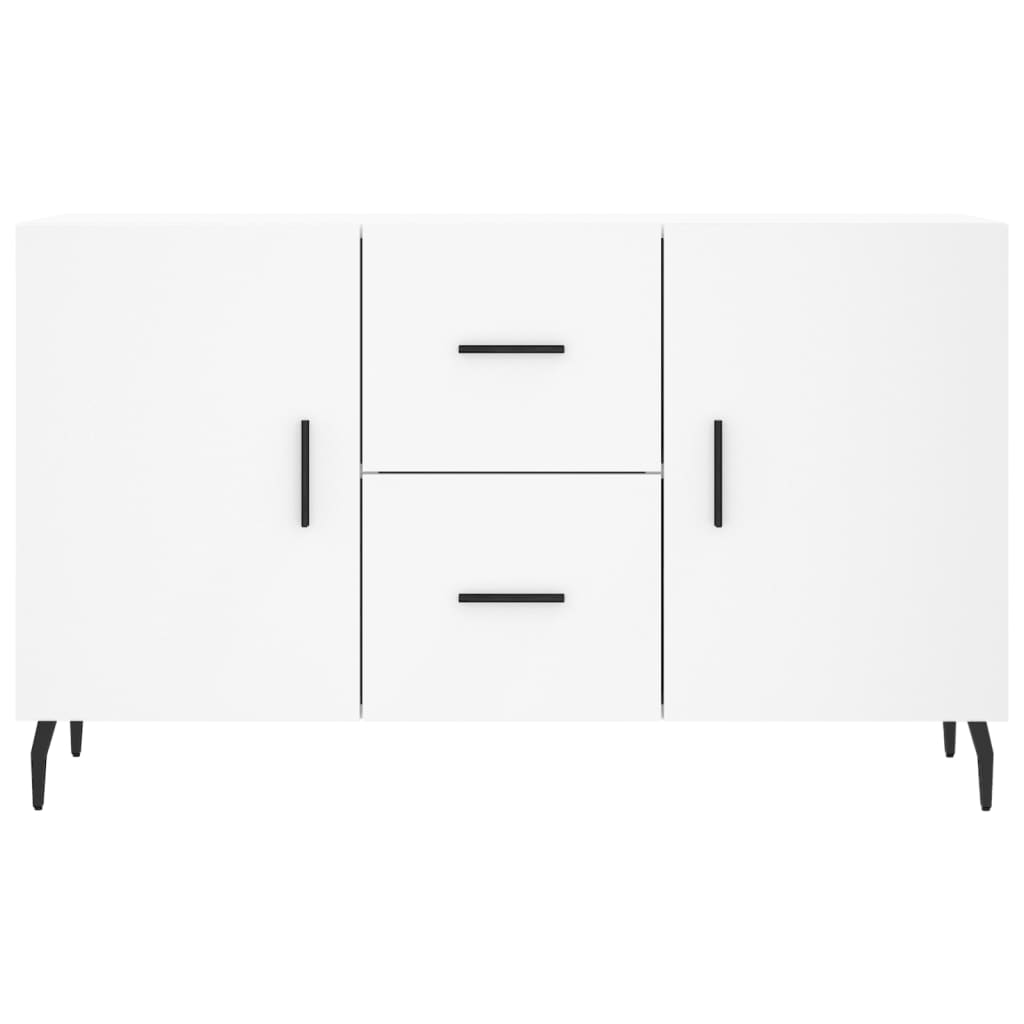 Credenza Bianca 100x36x60 cm in Legno Multistrato